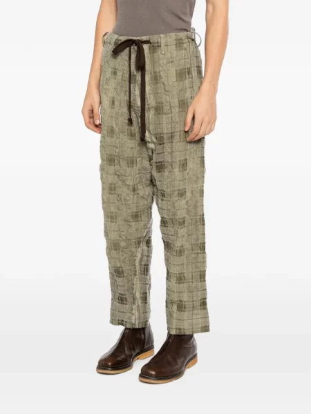 Pantaloni Uma Wang verde