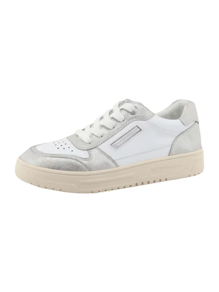 Sneakerși Tom Tailor alb