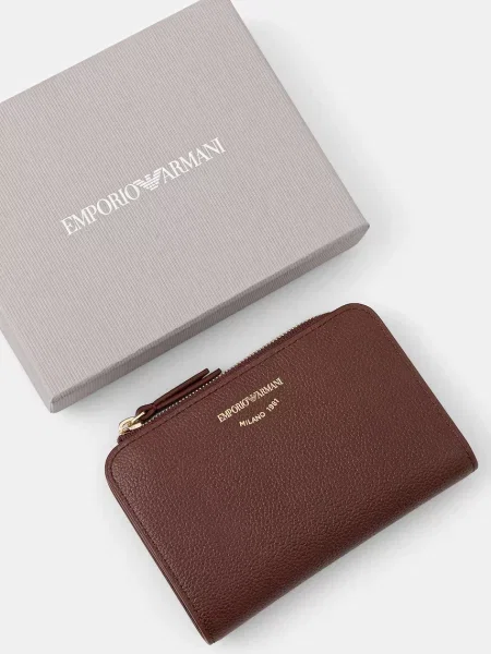 Кожаный кошелек Emporio Armani