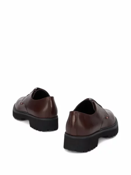Pantofi derby Bally cu șireturi din piele maro