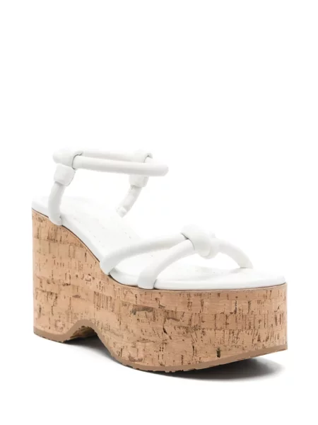 Sandale Gianvito Rossi din piele alb