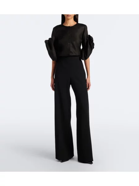 Top Carolina Herrera negru