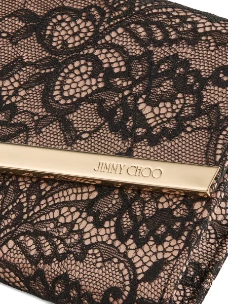 Colier Jimmy Choo din dantelă negru