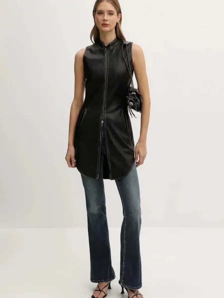 Diesel sukienka D-ENEAS mini prosta czarny