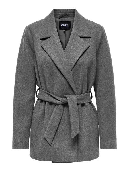 ONLY Prehoden plašč ALVILDA pegasto siva