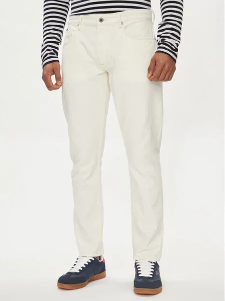Pepe Jeans Jeans hlače Écru Tapered Fit