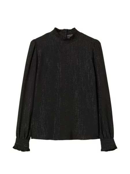 Bluză Twinset de mătase negru