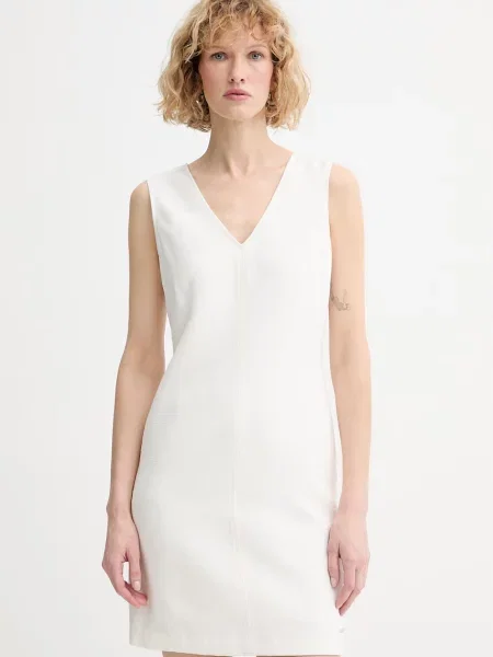 Calvin Klein ruha viszkózzal bézs