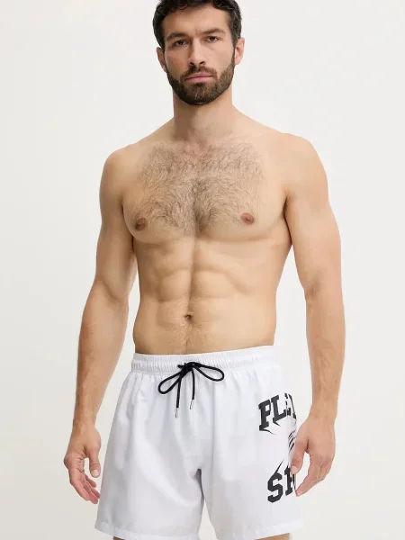 Плувни шорти PLEIN SPORT бяло