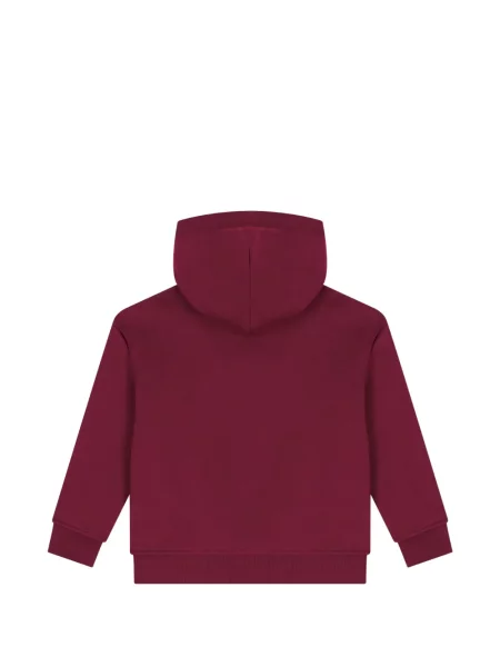 Bluza z kapturem dziecięca Tommy Hilfiger czerwona