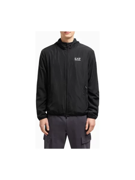 Kurtka Ea7 Emporio Armani z kapturem czarna