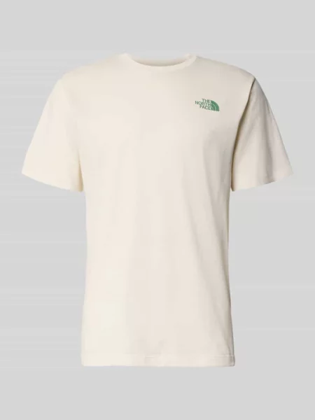 T-shirt z logo i okrągłym dekoltem The North Face biała