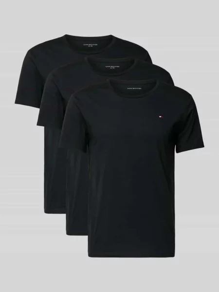 Tommy Hilfiger Koszulki Mężczyzna L Crew Neck Tee czarny