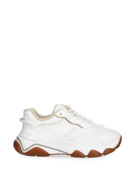 Sneakerși Guess chunky alb