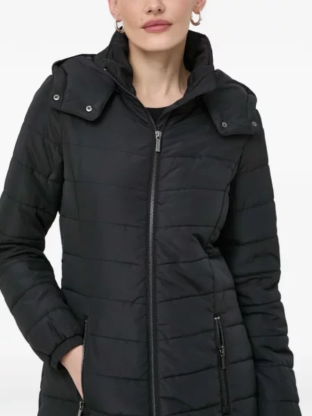 Geacă cu puf Armani Exchange cu glugă negru