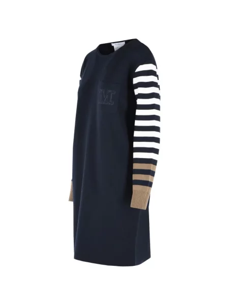 Rochie Max Mara de lână de costum albastru
