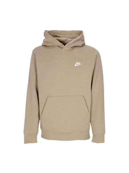 Nike Bluza Z Kapturem Sportswear Club gruen beżowa