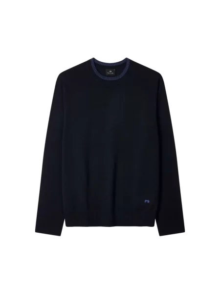 Sweter Paul Smith wełniany niebieski