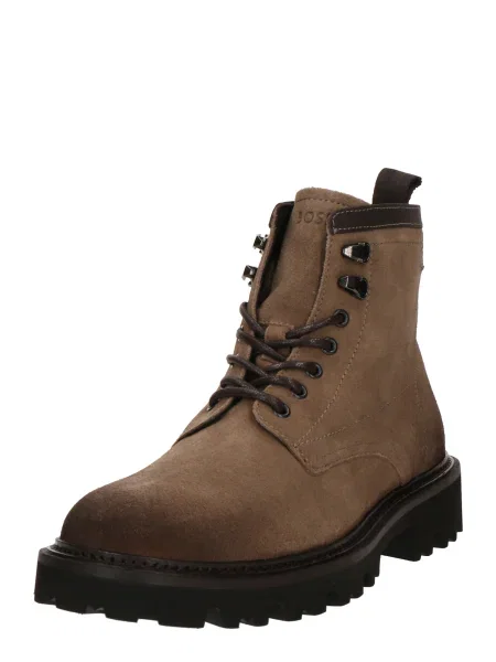 Botine Boss din piele negru