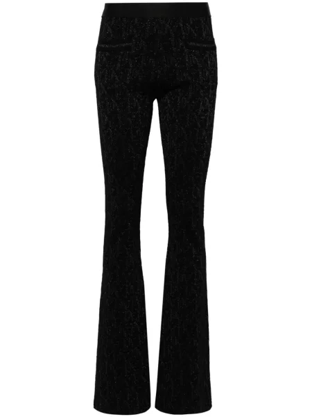 Pantaloni Palm Angels tricotate negru