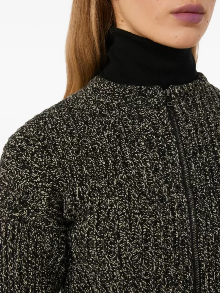 Cu peplum cardigan Max Mara tricotate negru