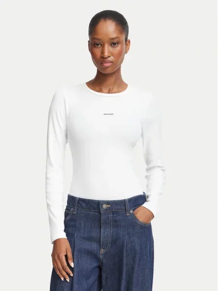 Guess Jeans Bluză alb
