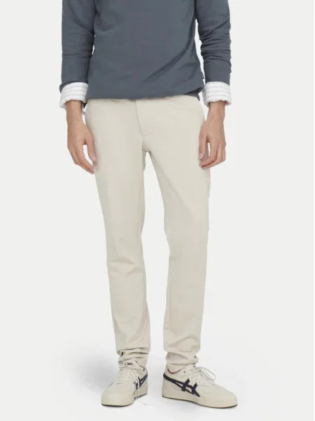 Only & Sons Pantaloni chino Mark Écru