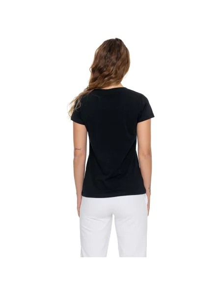 Scurt tricou Leone 1947 cu mâneci scurte negru