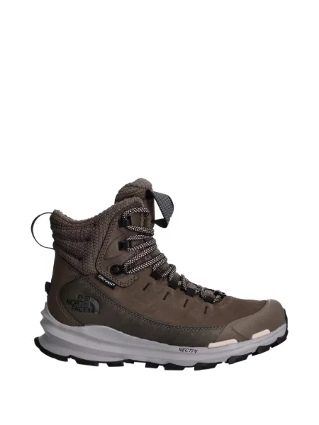 Sneakerși The North Face cu șireturi din dantelă maro