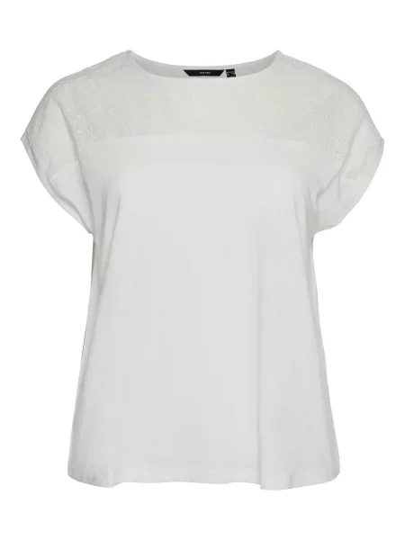 Vero Moda Curve Tričko VMCKAYA' biela
