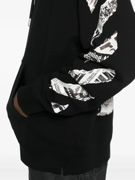 Hanorac cu glugă Off-white alb