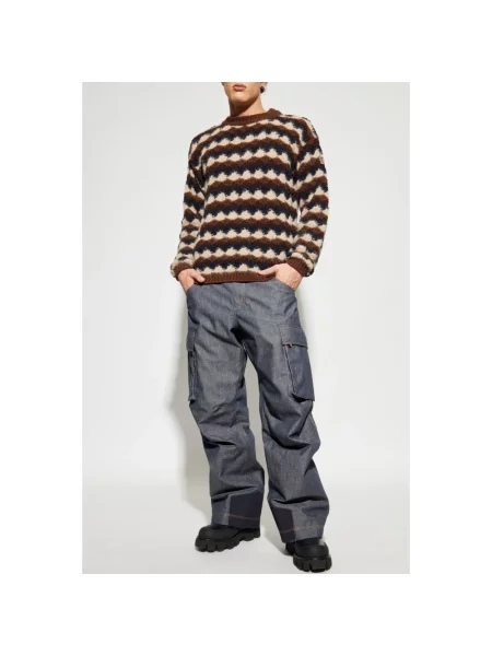 Sweter Moncler brązowy