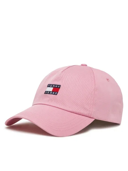 Шапка с козирка Tommy Jeans бежово