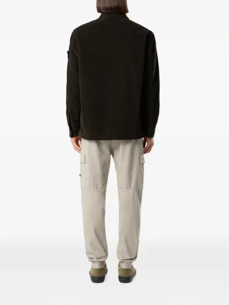 Πουκάμισο Stone Island κοτλέ πέτρες καφέ