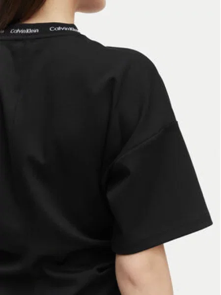 Calvin Klein Jeans Vsakodnevna obleka Boxy Fit črna