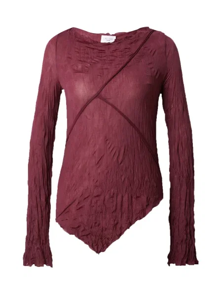 ABOUT YOU x Toni Garrn Tricou Cindy burgundy roșu