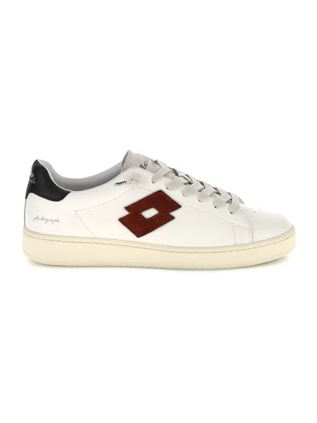 Sneakersy Lotto z autografem białe