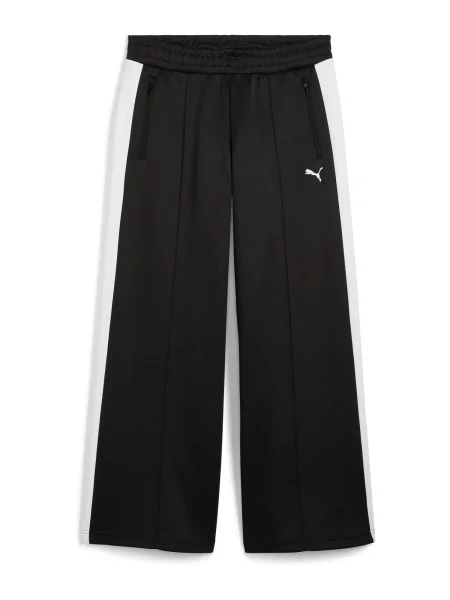 Puma Pantaloni trening T7 Wide Leg negru
