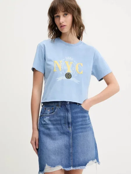 Tommy Jeans tričko modré
