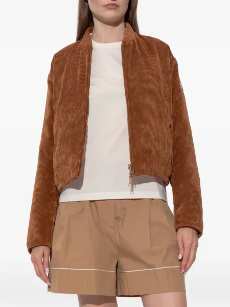 Kordbársony dzseki Moncler barna