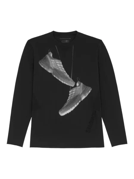 Tricou Mm6 Maison Margiela X Salomon cu imagine negru