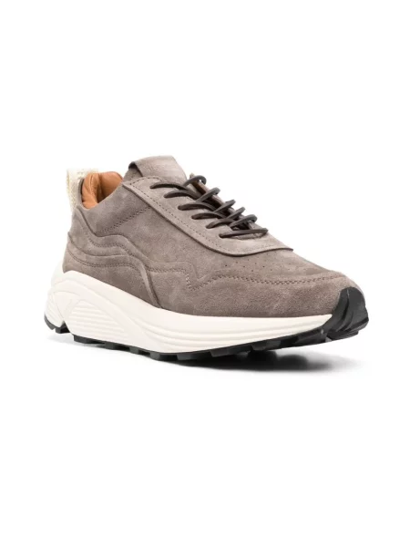 Sneakersy Buttero skórzane szare