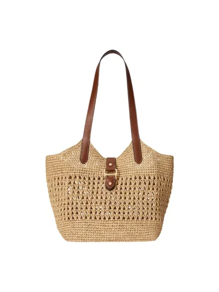 Shopperka Ralph Lauren brązowa