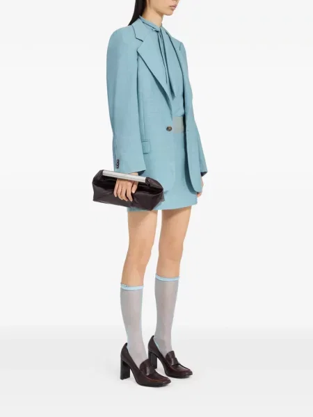 Sacou Mm6 Maison Margiela lung albastru