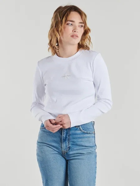 Tricou copii Calvin Klein Jeans alb