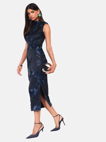 Friends Like These Rochie bleumarin