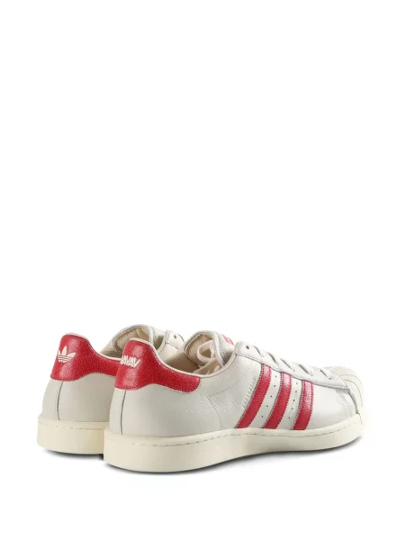 Tricou Adidas cu broderie plisat din satin roșu