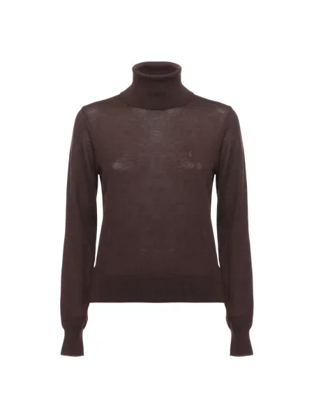 Sweter Ralph Lauren brązowy