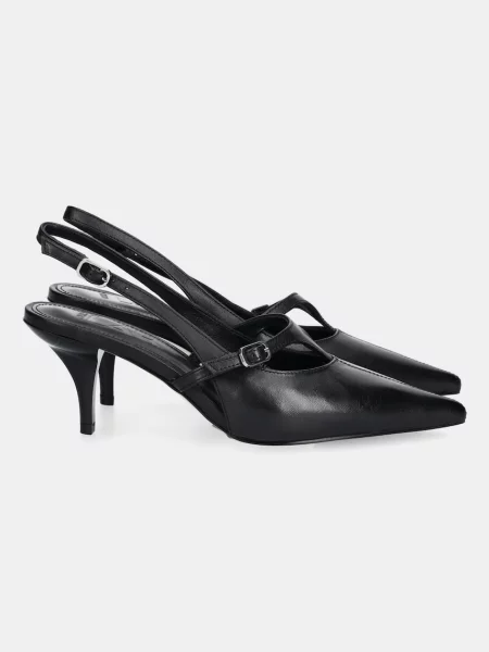 Pantofi cu toc Answear.lab din piele negru