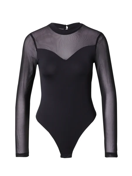 PIECES Tricou body negru